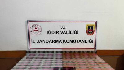 Iğdır ilinde jandarma ekipleri tarafından gerçekleştirilen operasyonda elektronik sigara kaçakçılığı