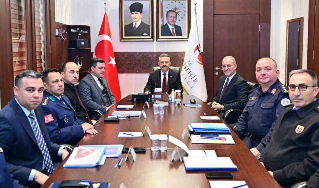 Eskişehir’de, Vali Hüseyin Aksoy başkanlığında İl Güvenlik ve Asayiş Koordinasyon