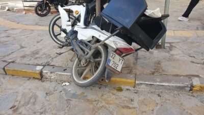 Yalvaç ilçesinde meydana gelen bir trafik kazasında bir motosiklet sürücüsü