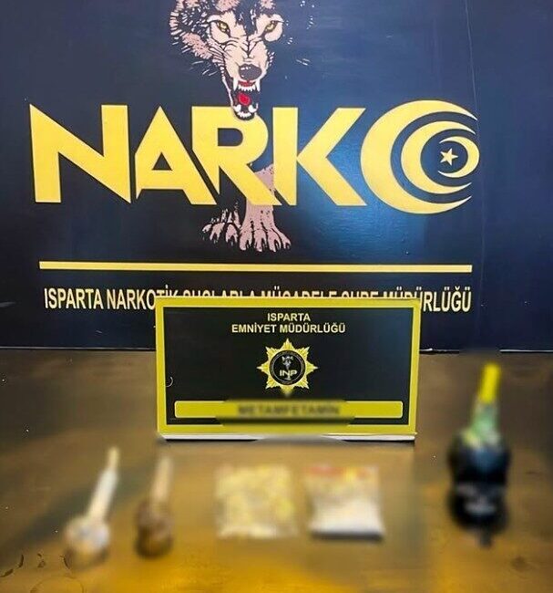 Isparta İl Emniyet Müdürlüğü Narkotik Suçlarla Mücadele Şube Müdürlüğü ekipleri