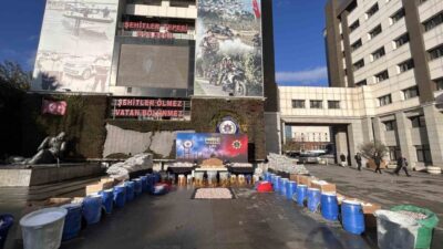 İstanbul Emniyet Müdürlüğü, Fatih’te gerçekleştirilen bir operasyon sonucunda ele geçirilen