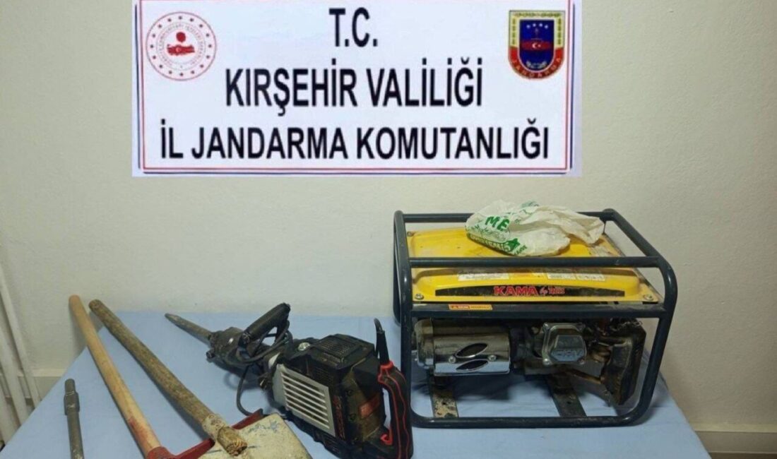 Kırşehir’de gerçekleştirilen operasyonda, tarihi ve kültürel varlıkların korunması amacıyla izinsiz