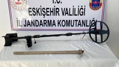 Eskişehir’de gerçekleşen olayda, Çifteler ilçesinde Anadolu Mirası Operasyonları kapsamında izinsiz