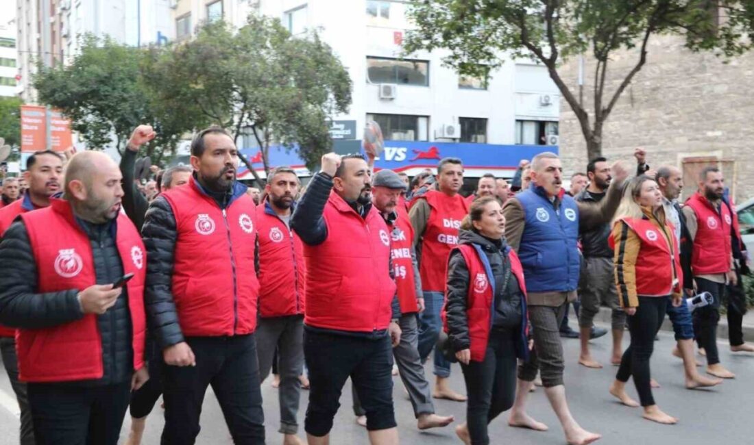 İzmir Büyükşehir Belediyesi’ne bağlı şirketlerde çalışan işçiler, uzun zamandır alamadıkları