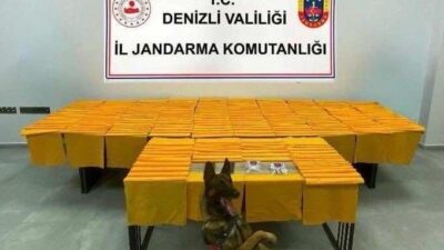 Denizli’de jandarma narkotik timlerinin başarılı operasyonunda, 115 kilogram bonzaiden elde