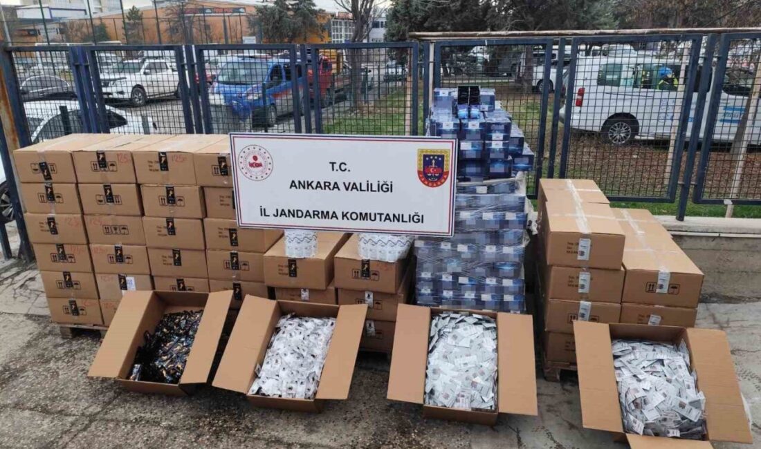 Ankara İl Jandarma Komutanlığı, halk sağlığını tehlikeye sokacak şekilde sahte