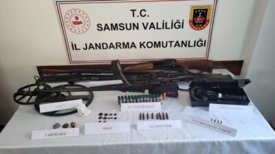Samsun’da Jandarma, Silah ve Tarihi Eser Operasyonunda 4 Kişiyi Gözaltına