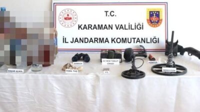 Ermenek ilçesinde Jandarma ekiplerinin düzenlediği operasyonlarda, kaçak ve el yapımı