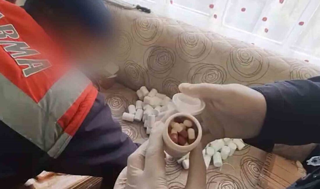 Kırıkkale’de Jandarma ekipleri, teknik ve fiziki takibin ardından bir eve