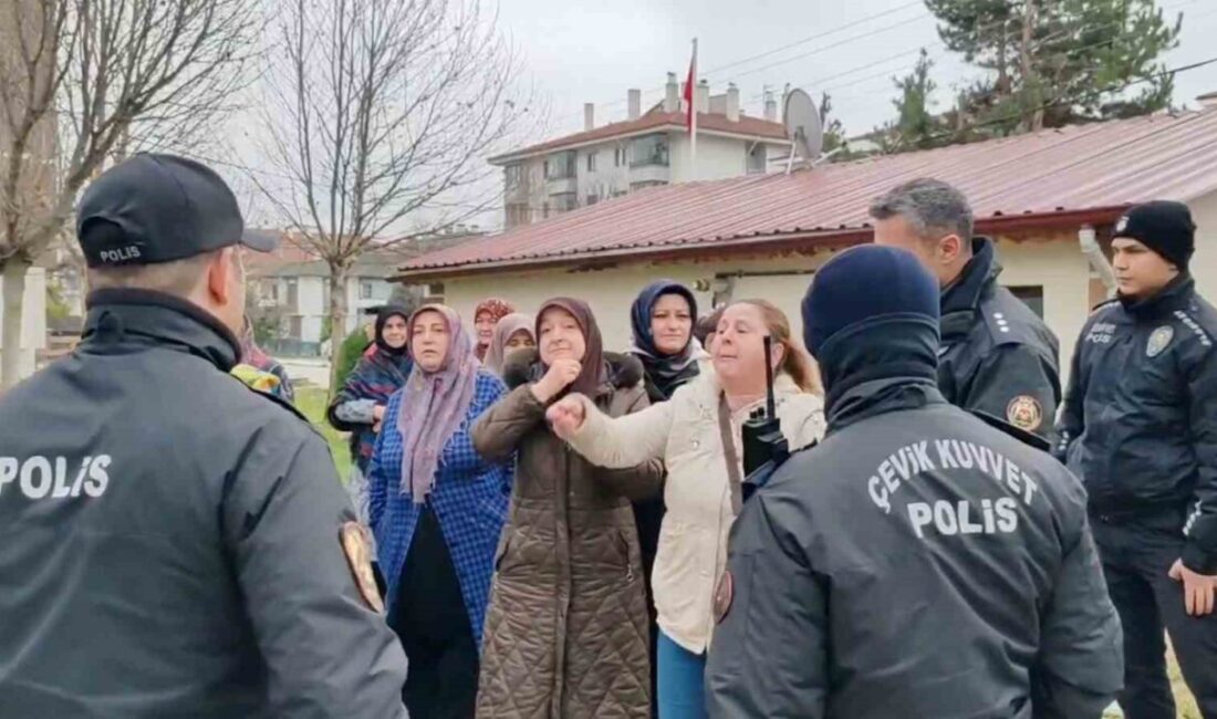 Bolu’nun Tepecik Mahallesi’nde yapılmakta olan bir baz istasyonu inşaatı mahalle