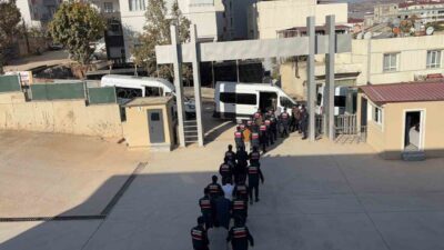 Kahramanmaraş ve Gaziantep illerinde tefecilik suçuna yönelik düzenlenen operasyonda 17