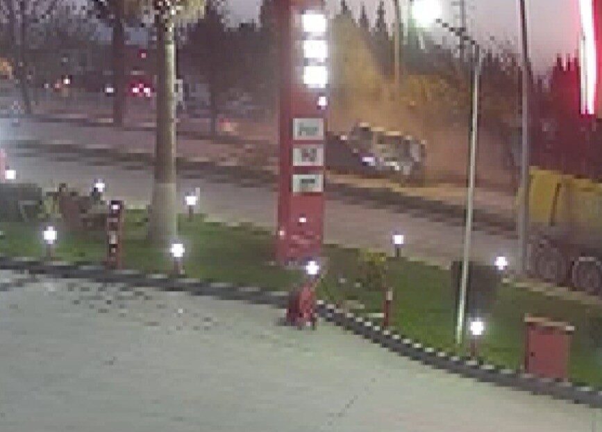 Kahramanmaraş’ta meydana gelen trafik kazasında, kontrolü kaybeden bir otomobilin 2