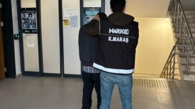 Kahramanmaraş’ta gerçekleştirilen operasyonda uyuşturucu ticareti yaptığı şüphesiyle bir şüpheli yakalanıp