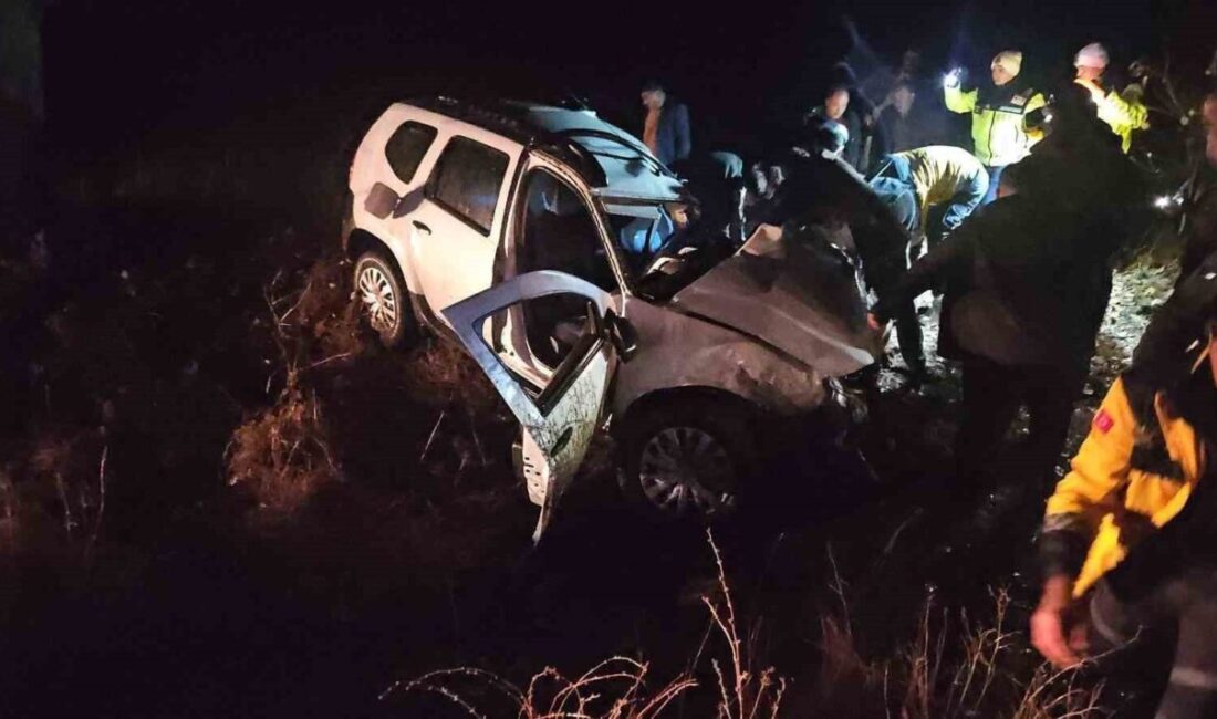 Afyonkarahisar’ın Dinar ilçesinde meydana gelen trafik kazasında kamyon ile çarpışarak