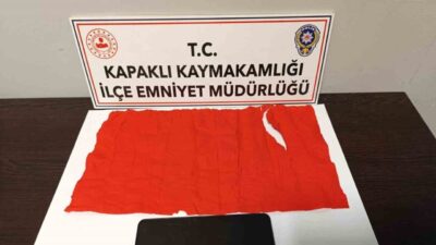 Kapaklı ilçesinde polis ekipleri tarafından gerçekleştirilen operasyonda uyuşturucu madde satıcısı