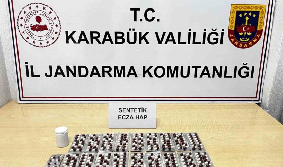 Safranbolu ilçesinde gerçekleştirilen operasyonda, Jandarma ekipleri tarafından Y.G. ve F.G.’nin