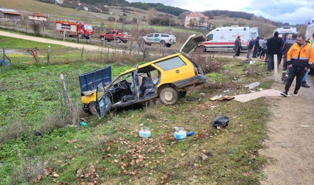 Eflani ilçesinde meydana gelen trafik kazasında, 2’si çocuk 6 kişi