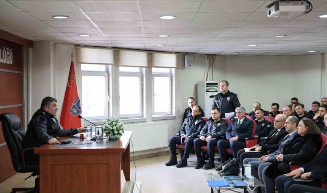 Erzurum İl Emniyet Müdürü Onur Karaburun’un başkanlığında, İl Emniyet Müdür