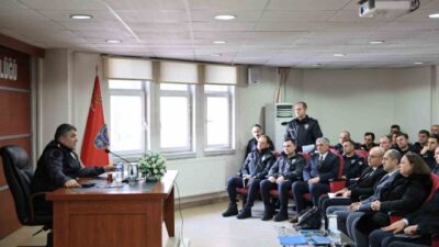 Erzurum İl Emniyet Müdürü Onur Karaburun’un başkanlığında, İl Emniyet Müdür
