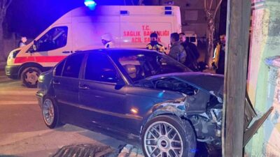 Karaman’da meydana gelen trafik kazasında, gece saat 23.00 sularında Alacasuluk