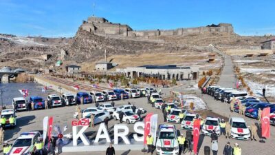 Kars’ta, İl Emniyet Müdürlüğü ve Jandarma Komutanlığı’nın envanterine toplamda 60