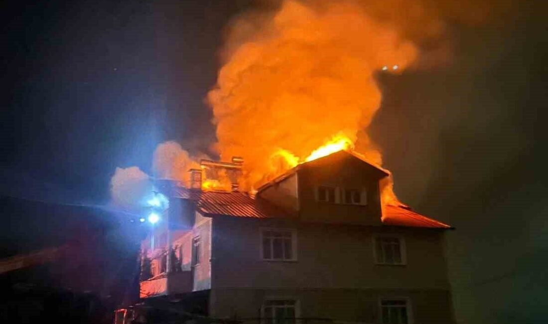 Azdavay ilçesine bağlı Gümürtler köyü Alimoğlu Mahallesi’nde dün gece meydana