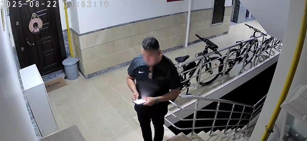 Kayseri’nin Melikgazi ilçesinde, boşanma aşamasında olduğu eşinin evine giderek bina