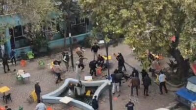 Manisa’nın Gölmarmara ilçesinde meydana gelen olayda iki kişi arasında başlayan
