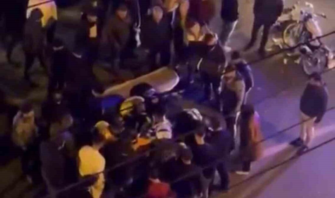 Diyarbakır’da, bir motosiklet sürücüsünün kaza yapması sonucu acı içinde çığlık
