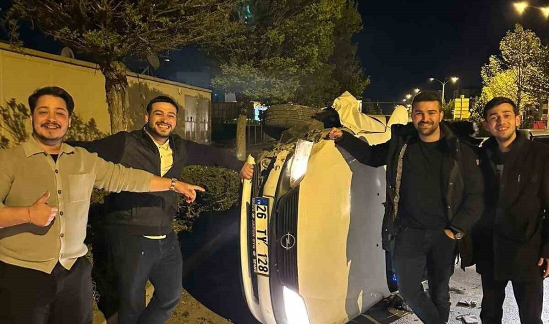 Eskişehir’de yaşanan ilginç bir olayda, Büyükdere Mahallesi Atatürk Bulvarı’nda meydana