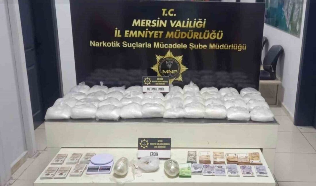 Mersin Emniyet Müdürlüğü ekipleri, yaklaşık 4 milyon TL değerinde döviz