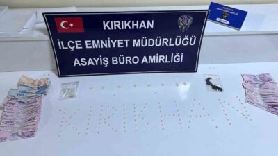 Kırıkhan ilçesinde uyuşturucu madde suçundan yakalanan bir kişi mahkeme tarafından