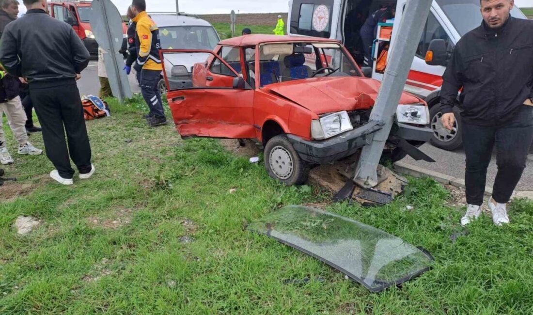 Babaeski ilçesinde meydana gelen trafik kazasında bir kişi yaralandı. Kaza,