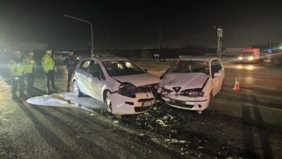 Çerkezköy ilçesinde meydana gelen trafik kazasında kırmızı ışık ihlali sonucu