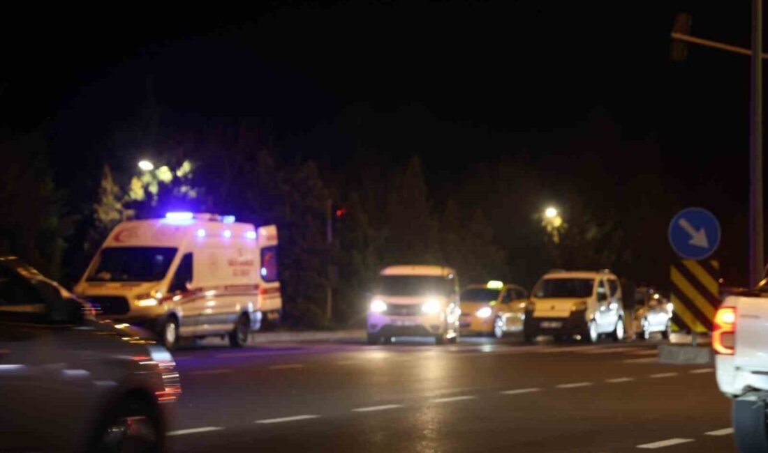 Nevşehir’de, hareket halindeki bir araç, duran hafif ticari araca çarptı