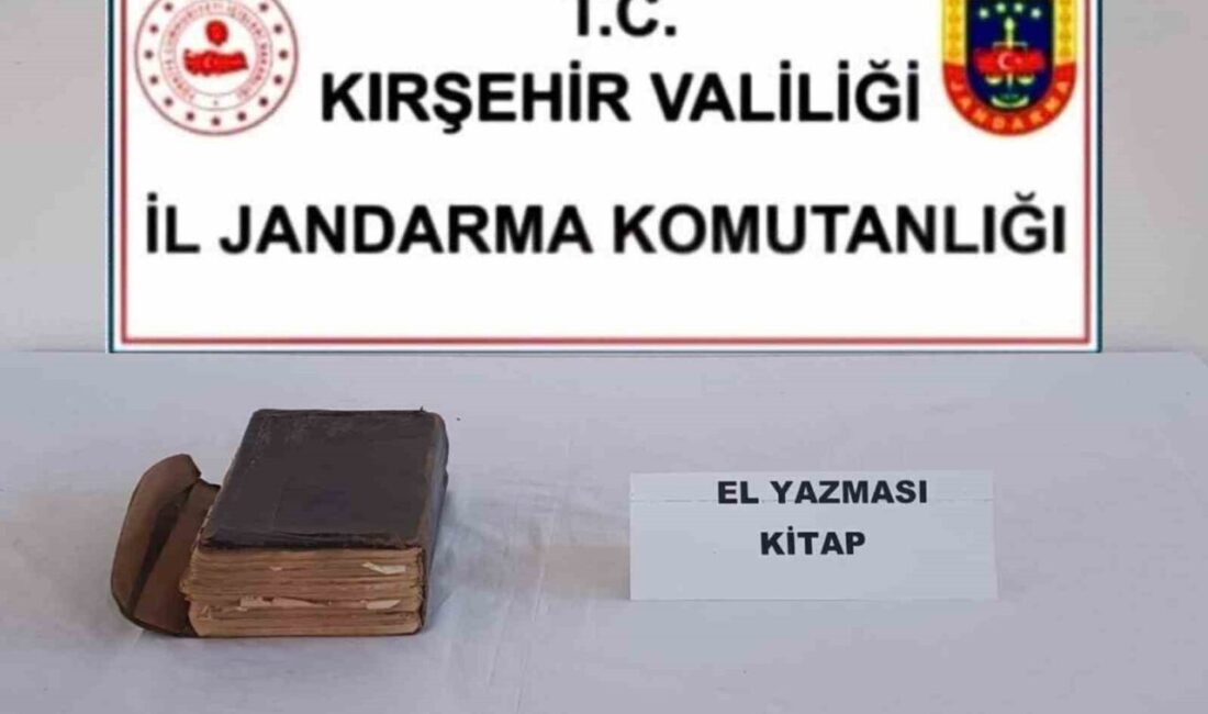 Kırşehir’de jandarma ekipleri tarafından gerçekleştirilen operasyonda, tarihi bir el yazması