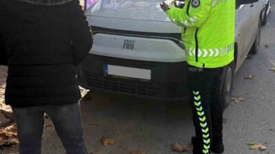 Kırşehir’de trafiği tehlikeye düşüren bir sürücü, ters yönde ilerlemesi nedeniyle