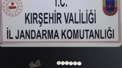 Kırşehir’de jandarma ekipleri tarafından gerçekleştirilen operasyonda çeşitli uyuşturucu maddeler ele