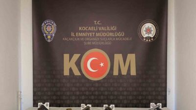 Kocaeli ve İstanbul’da suç örgütüne karşı gerçekleştirilen eş zamanlı operasyonda