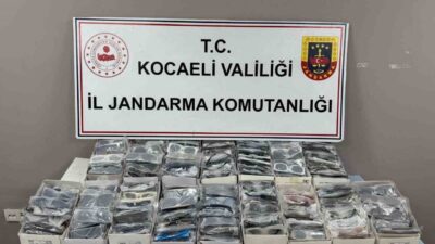 Kocaeli’de gerçekleştirilen operasyonda, toplam değeri 2,6 milyon TL olan 500