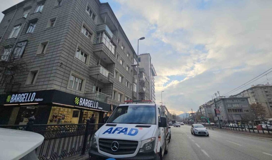 Melikgazi ilçesinde yer alan bir apartmanda kolonlardan gelen ses ihbarı