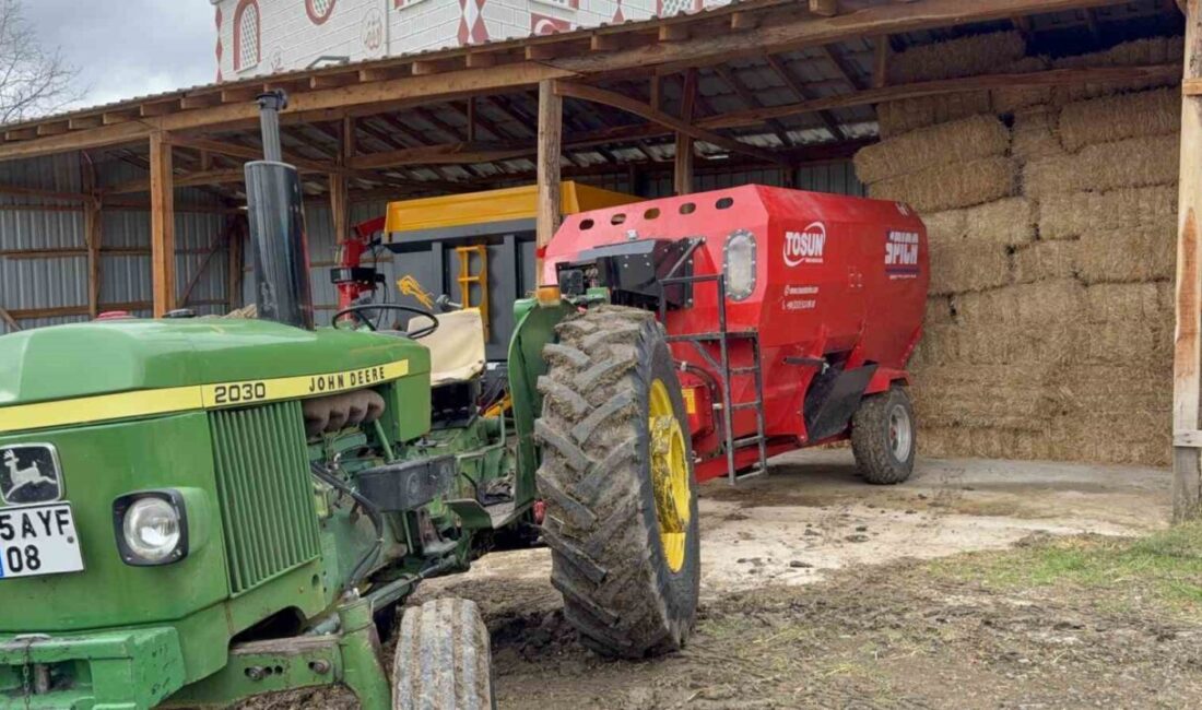 Samsun’da, ahırda çalışan bir silaj makinesinin şaftına kolunu kaptıran 10