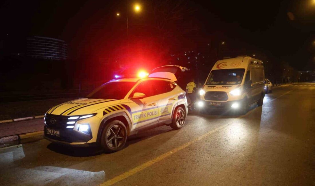 Nevşehir’de bir otomobil, ehliyetsiz ve alkollü bir sürücü tarafından kullanılarak