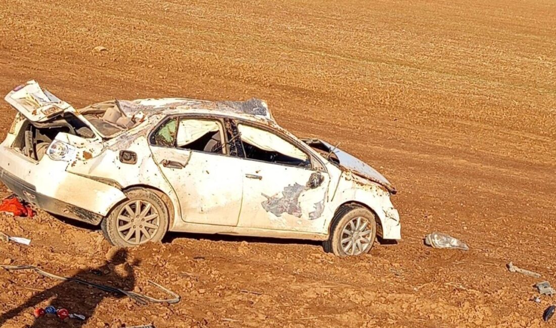 Şanlıurfa’nın Ceylanpınar ilçesinde meydana gelen bir trafik kazasında, bir otomobil