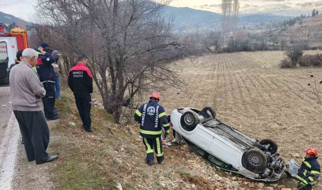 Denizli’nin Çameli ilçesinde meydana gelen trafik kazasında 2 kişi, yağış