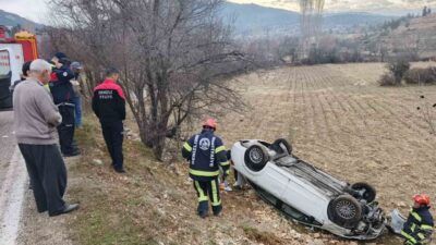 Denizli’nin Çameli ilçesinde meydana gelen trafik kazasında 2 kişi, yağış