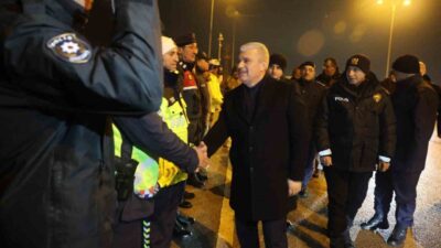 Konya Valisi İbrahim Akın, şehrin giriş ve çıkış noktalarındaki kontrol