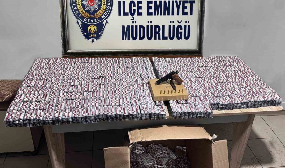 Konya’nın Çumra ve Ilgın ilçelerinde yapılan uyuşturucu operasyonlarında sentetik ecza