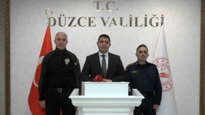 Düzce Valisi Selçuk Aslan, yaptığı asayiş bilgilendirme toplantısında 2025 yılında