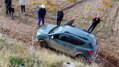 Siirt’in Kurtalan ilçesinde meydana gelen kazada, SUV tipi bir aracın